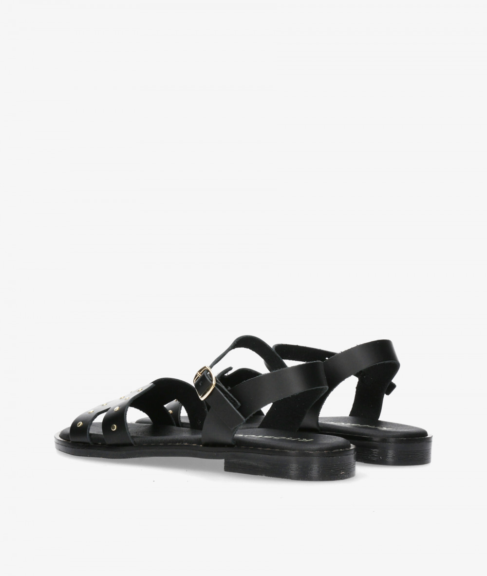 Sandalias Rhostock  5841 en negro