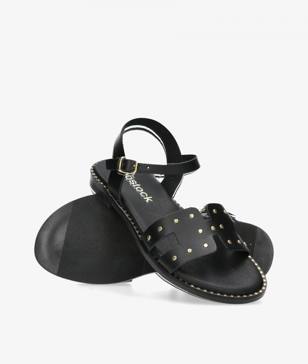 Sandalias Rhostock  5841 en negro