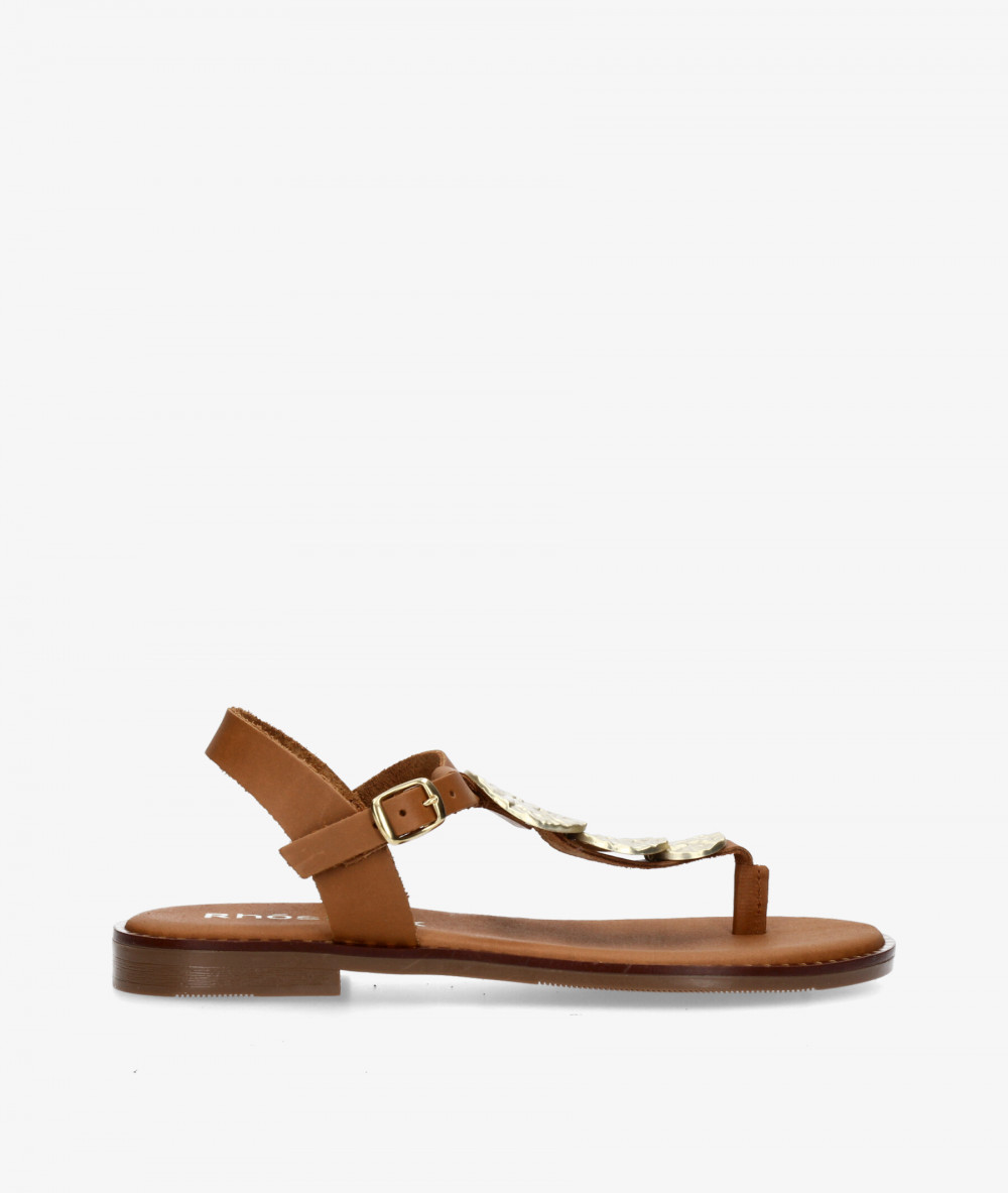 Sandalias Rhostock  5848 en cuero