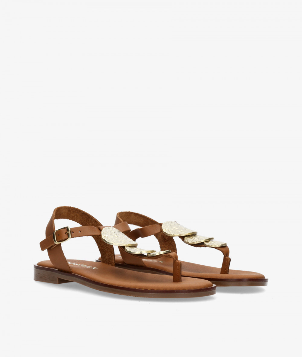 Sandalias Rhostock  5848 en cuero