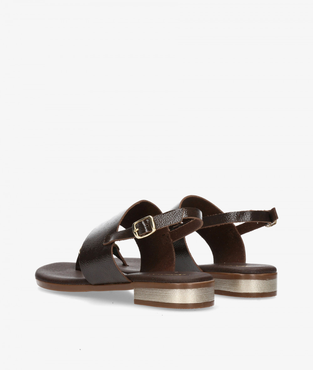Sandalias Rhostock  5862 en marrón
