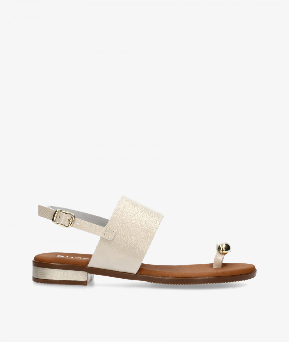 Sandalias Rhostock  5862 en blanco