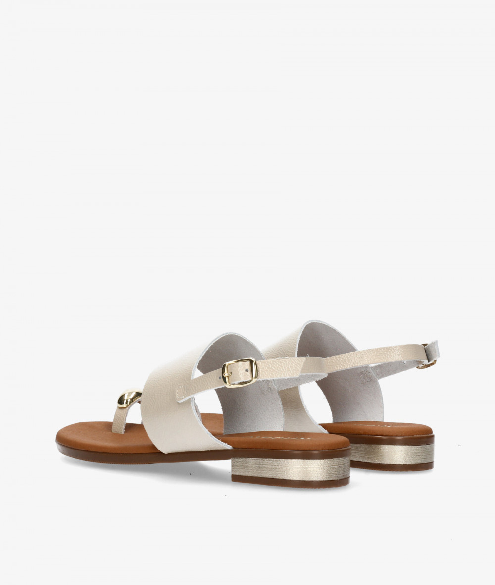 Sandalias Rhostock  5862 en blanco
