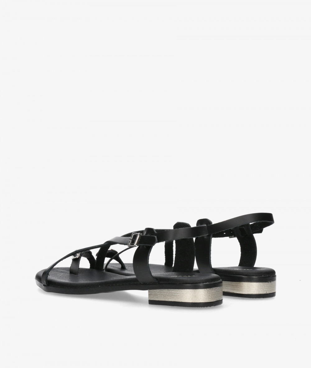 Sandalias Rhostock  5863 en negro