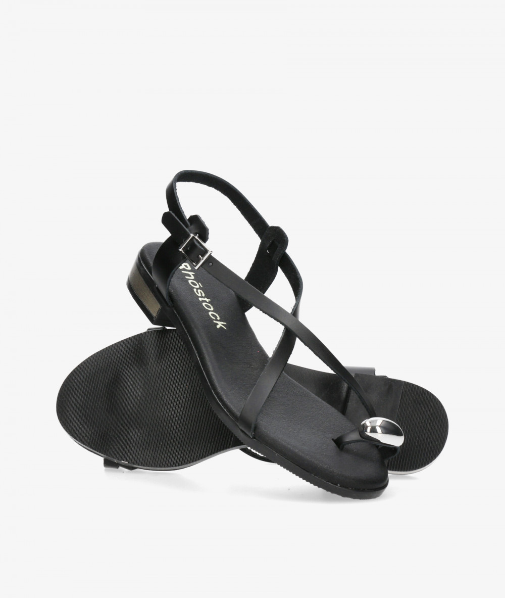 Sandalias Rhostock  5863 en negro