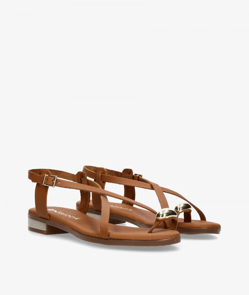 Sandalias Rhostock  5863 en cuero
