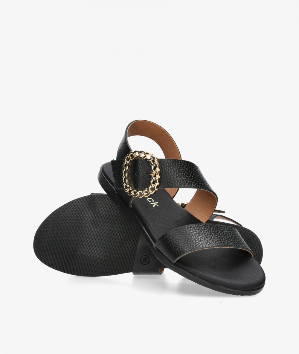 Sandalias Rhostock  5594 en negro