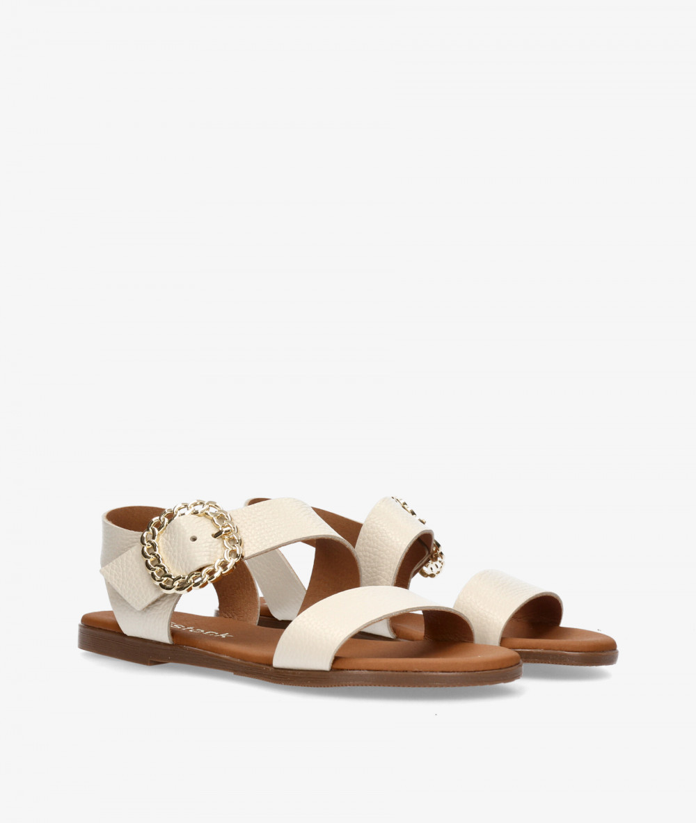 Sandalias Rhostock  5594 en hueso