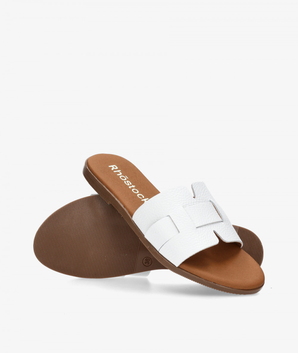 Sandalias Rhostock  5800 en blanco