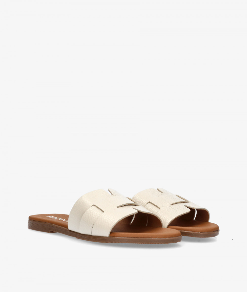 Sandalias Rhostock  5800 en hueso