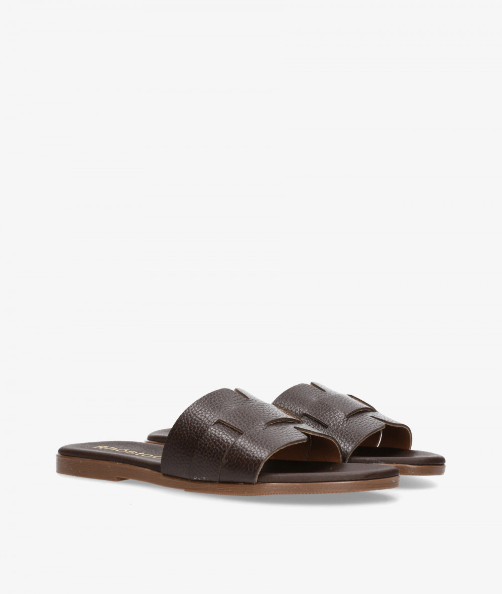 Sandalias Rhostock  5800 en marrón