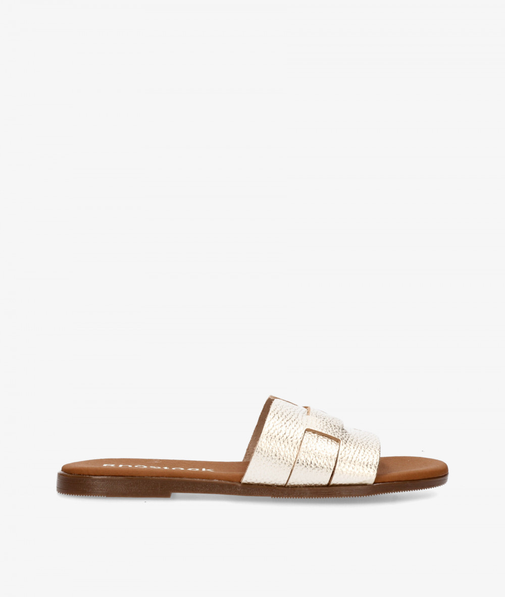 Sandalias Rhostock  5800 en platino