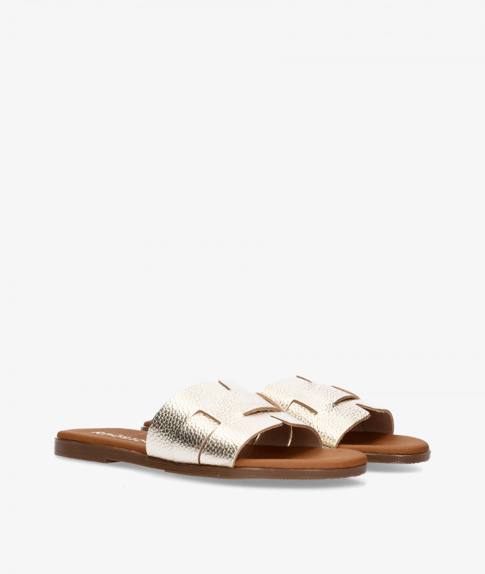 Sandalias Rhostock  5800 en platino