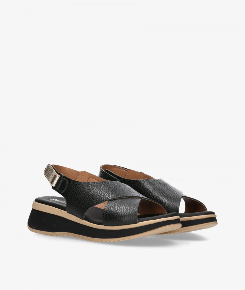 Sandalias Rhostock  5943 en negro