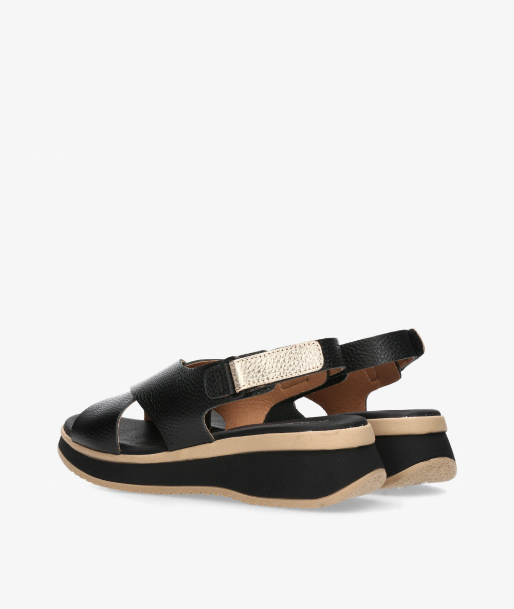 Sandalias Rhostock  5943 en negro