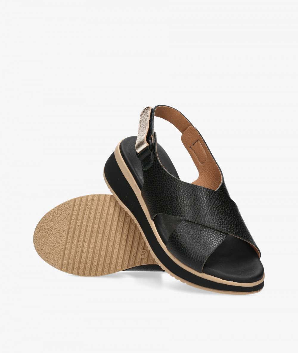 Sandalias Rhostock  5943 en negro