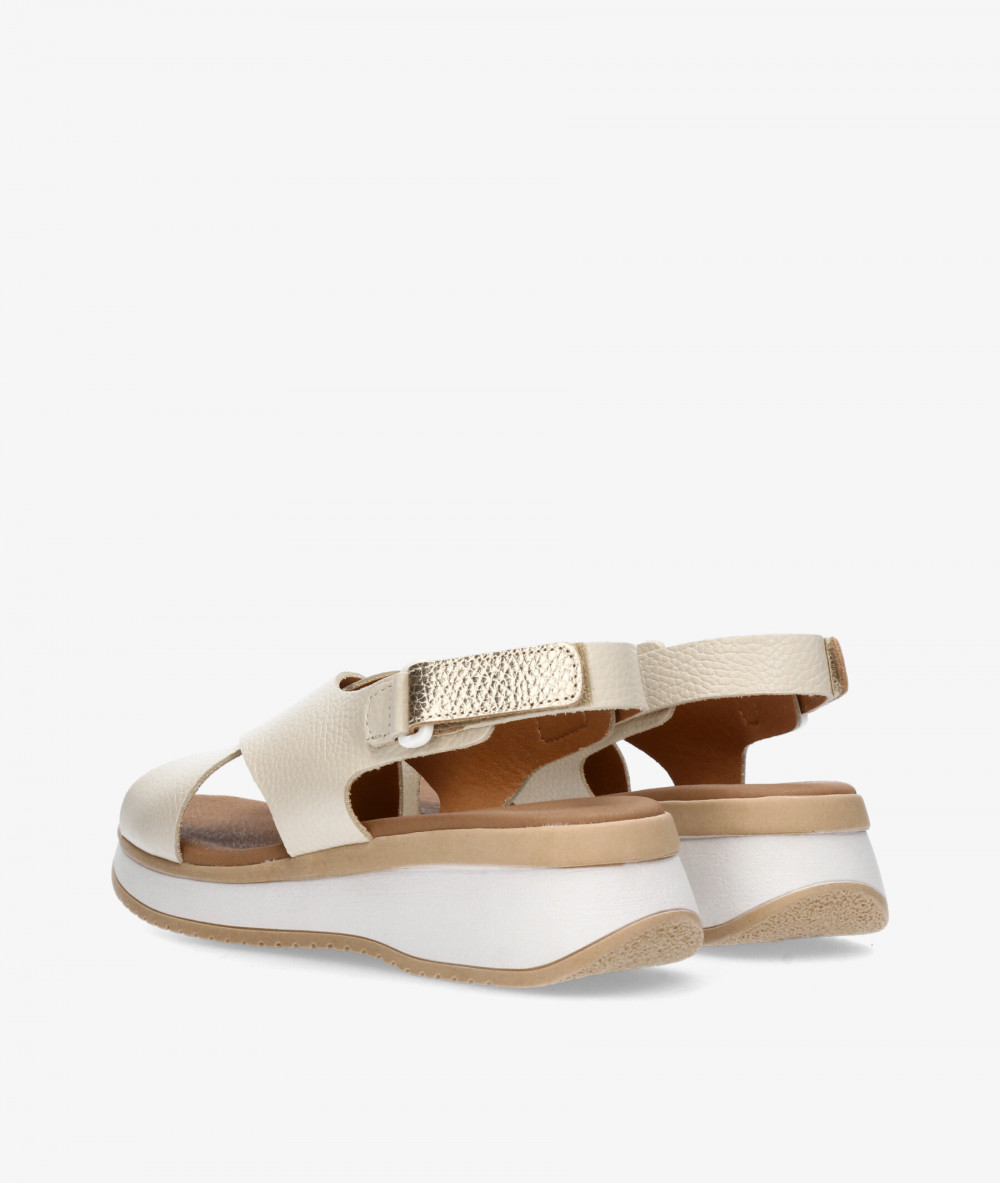 Sandalias Rhostock  5943 en hueso