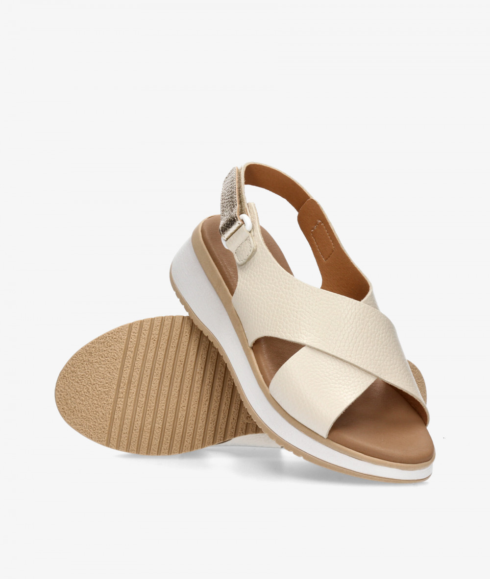 Sandalias Rhostock  5943 en hueso