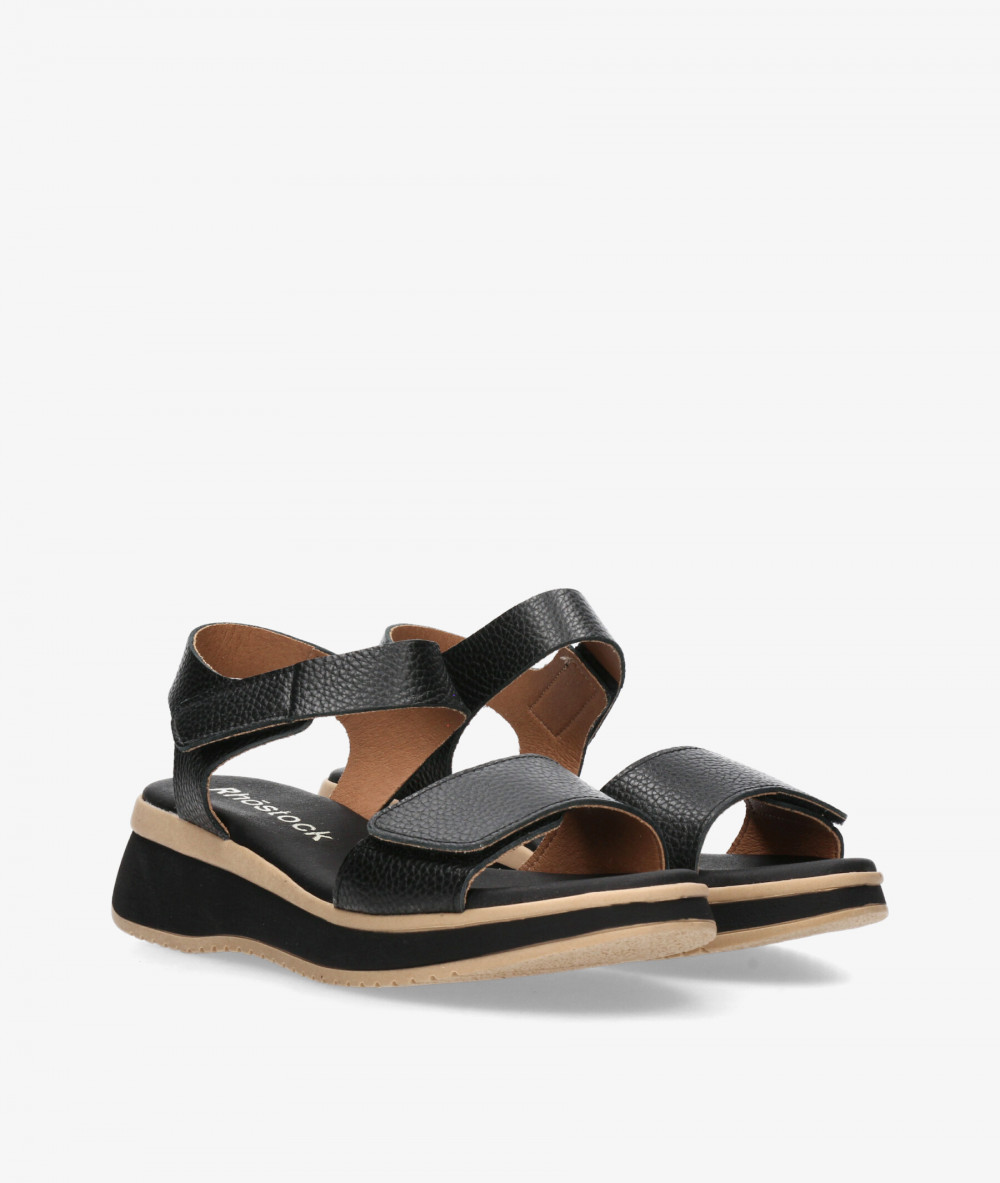 Sandalias Rhostock  5942 en negro
