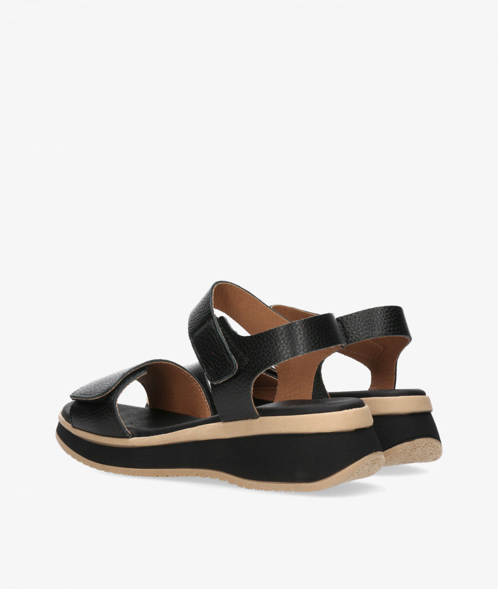Sandalias Rhostock  5942 en negro