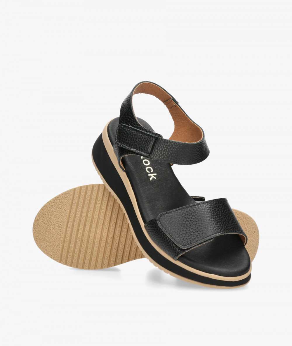 Sandalias Rhostock  5942 en negro