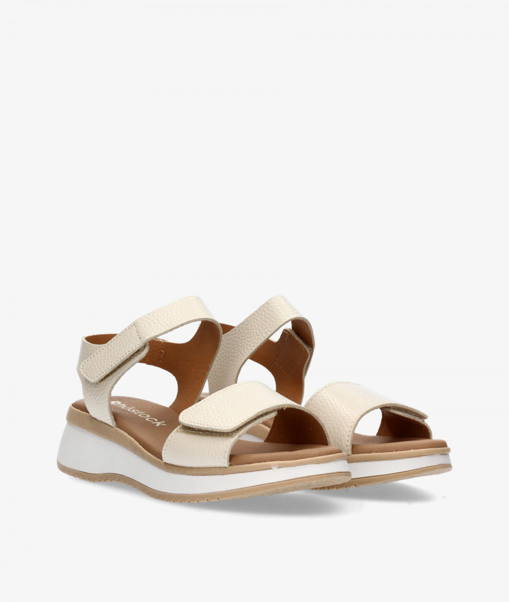 Sandalias Rhostock  5942 en hueso