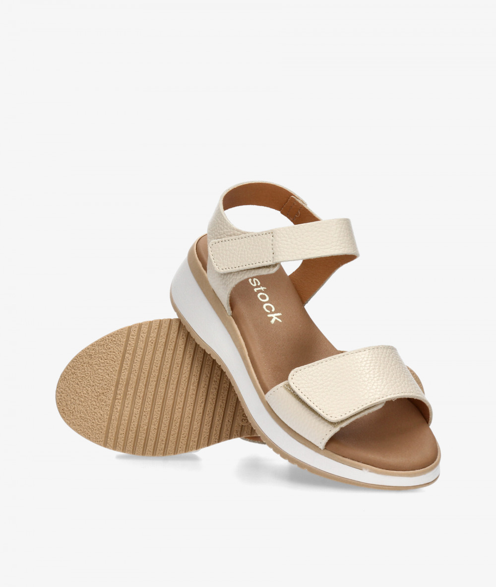 Sandalias Rhostock  5942 en hueso