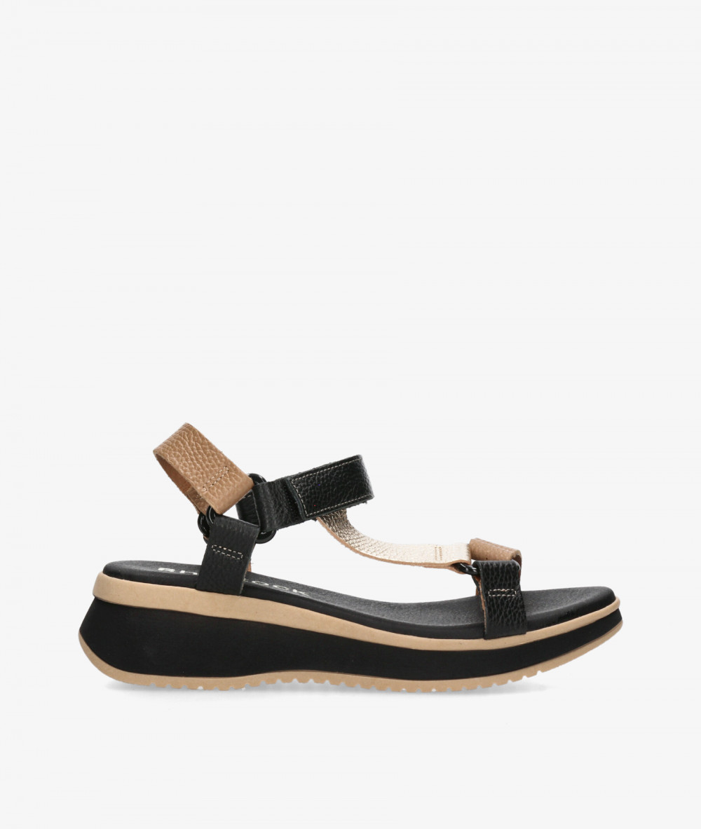 Sandalias Rhostock  5940 en negro