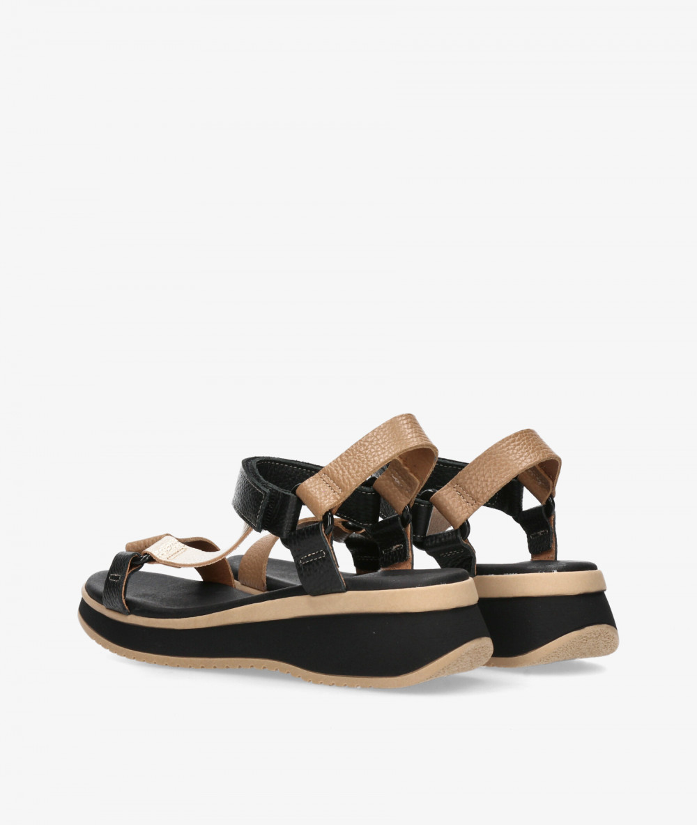 Sandalias Rhostock  5940 en negro