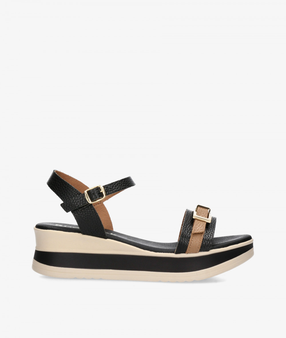 Sandalias Rhostock  5993 en negro