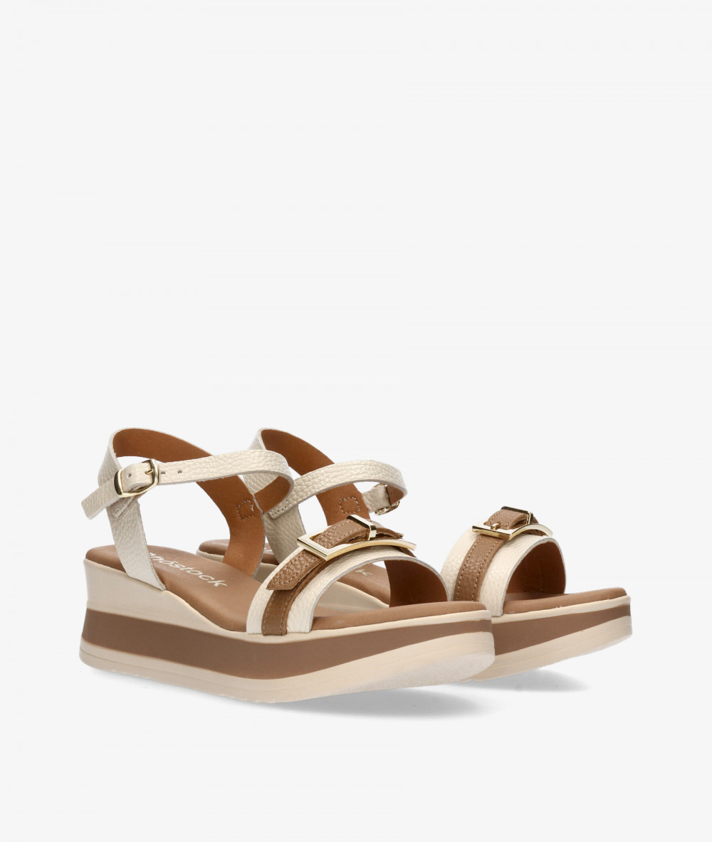 Sandalias Rhostock  5993 en hueso