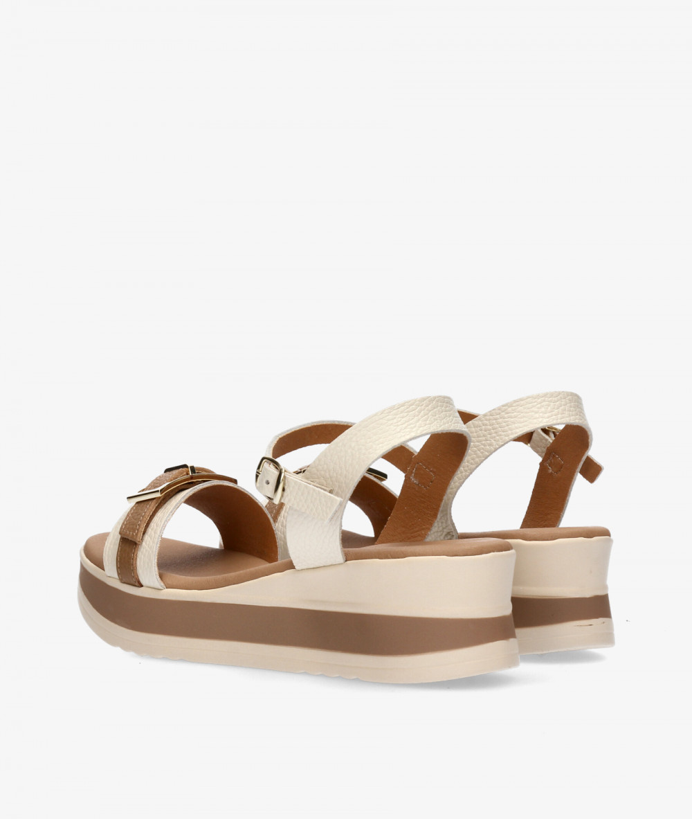 Sandalias Rhostock  5993 en hueso