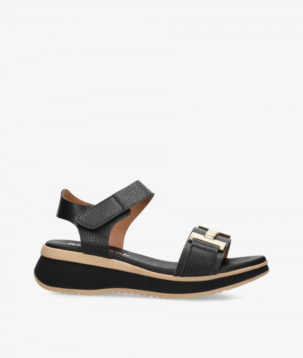 Sandalias Rhostock  5672 en negro