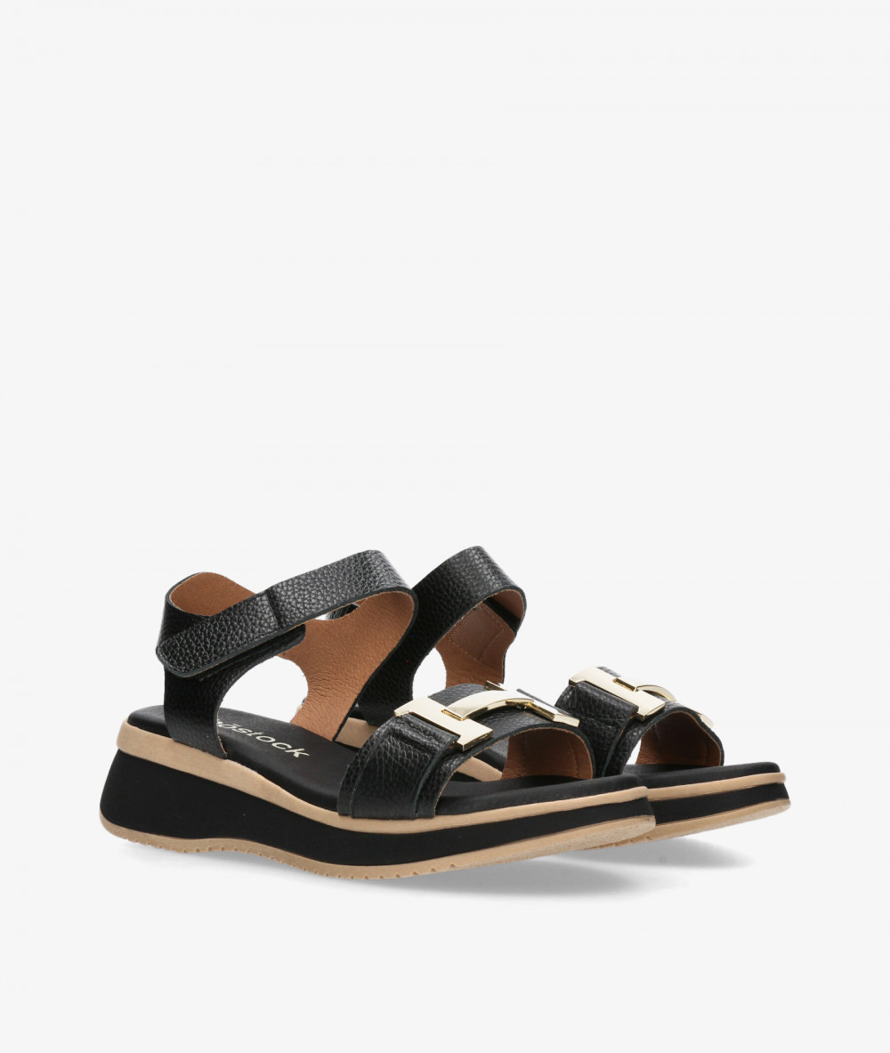 Sandalias Rhostock  5672 en negro