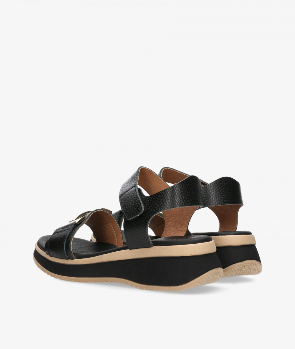 Sandalias Rhostock  5672 en negro