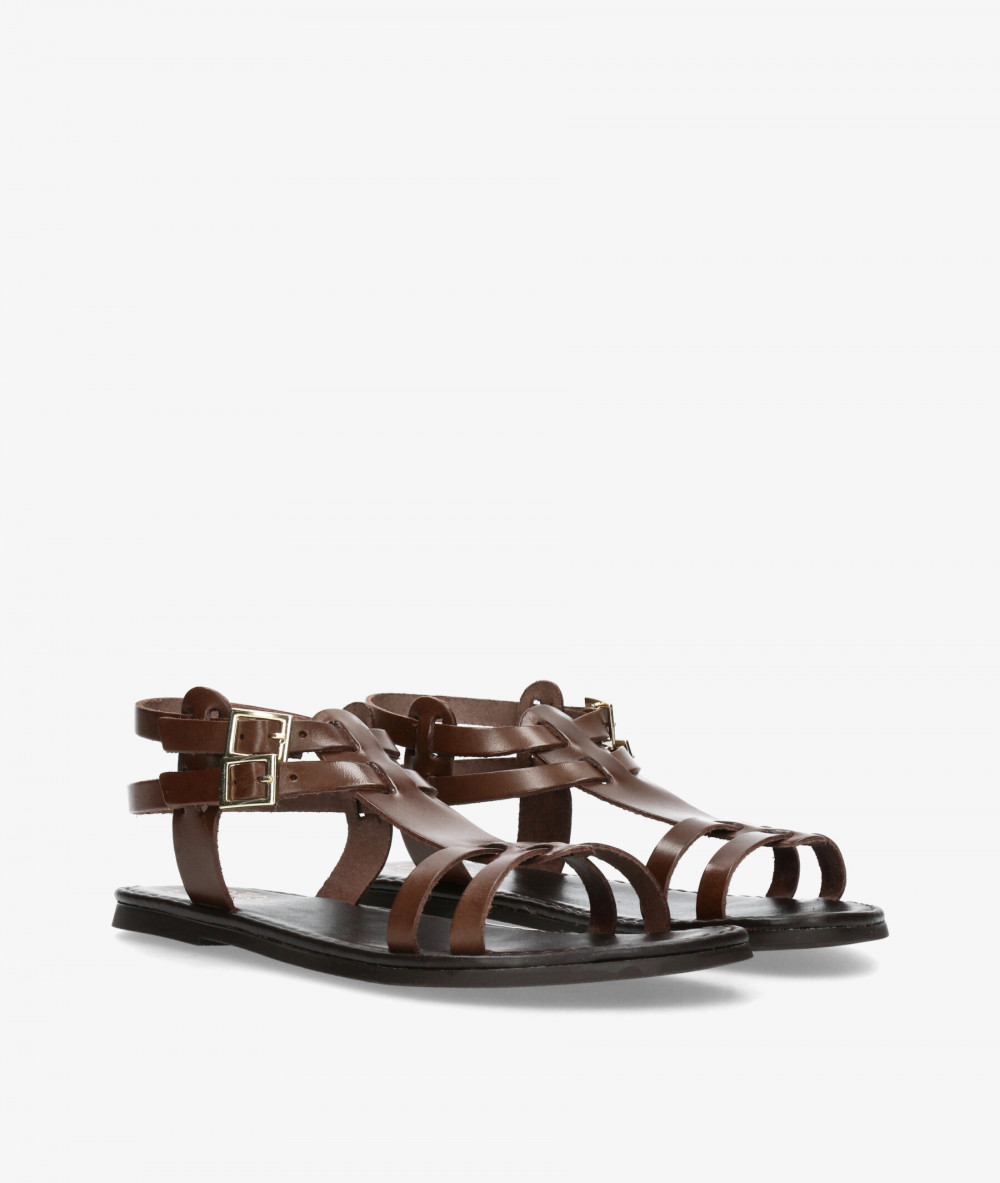 Sandalias Porronet  3207 en marrón