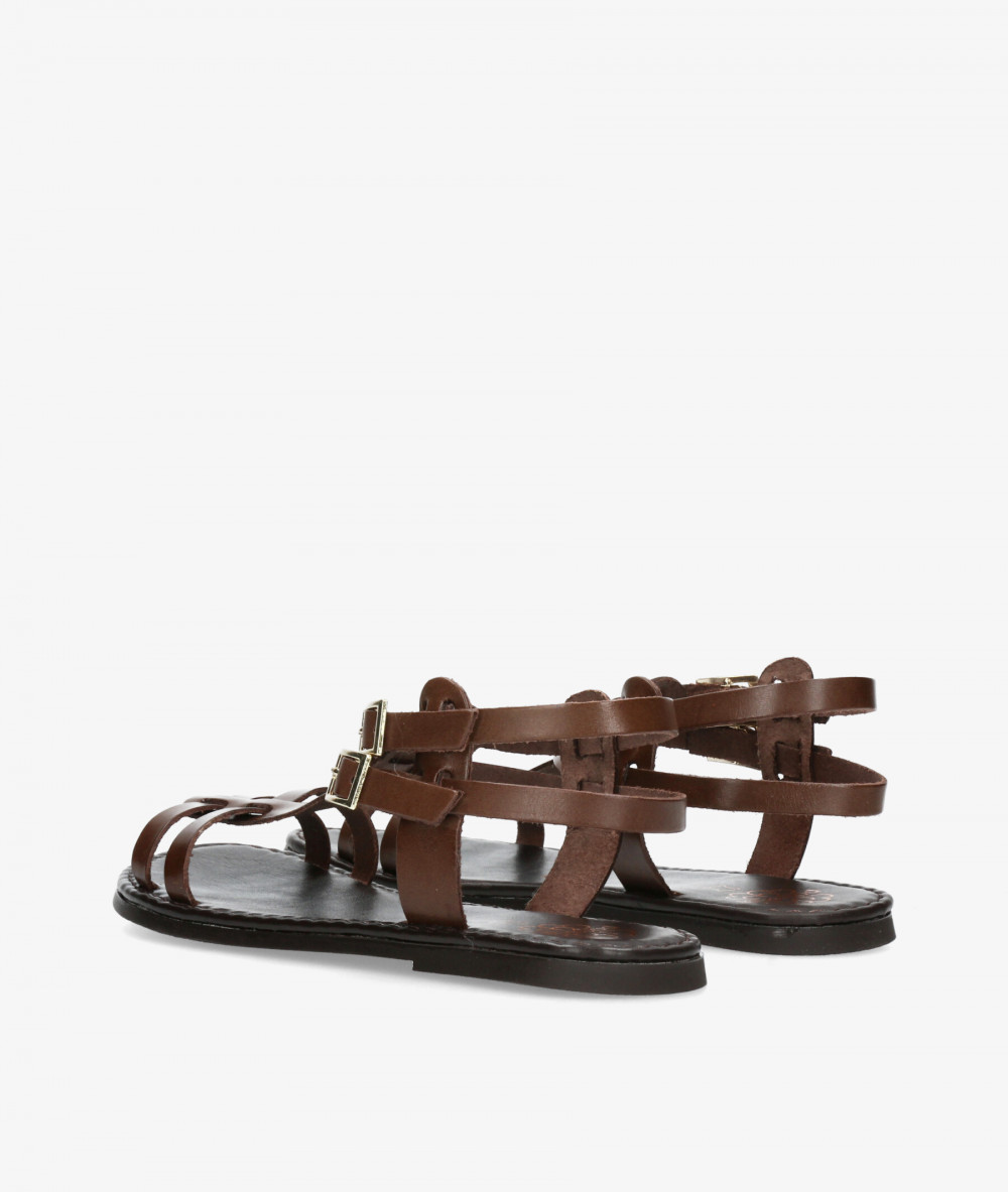 Sandalias Porronet  3207 en marrón