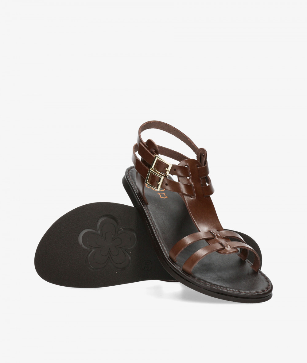 Sandalias Porronet  3207 en marrón