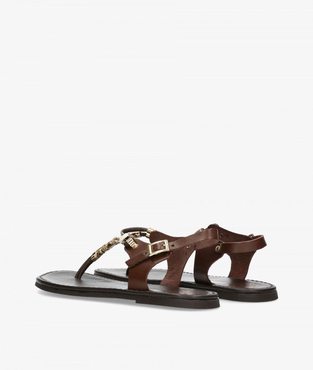 Sandalias Porronet  3205 en marrón