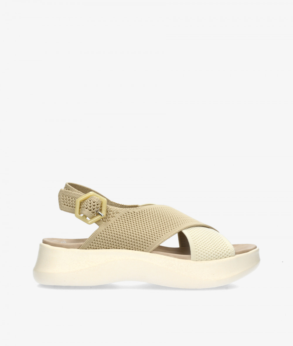 Sandalias D'angela 30685 en beige