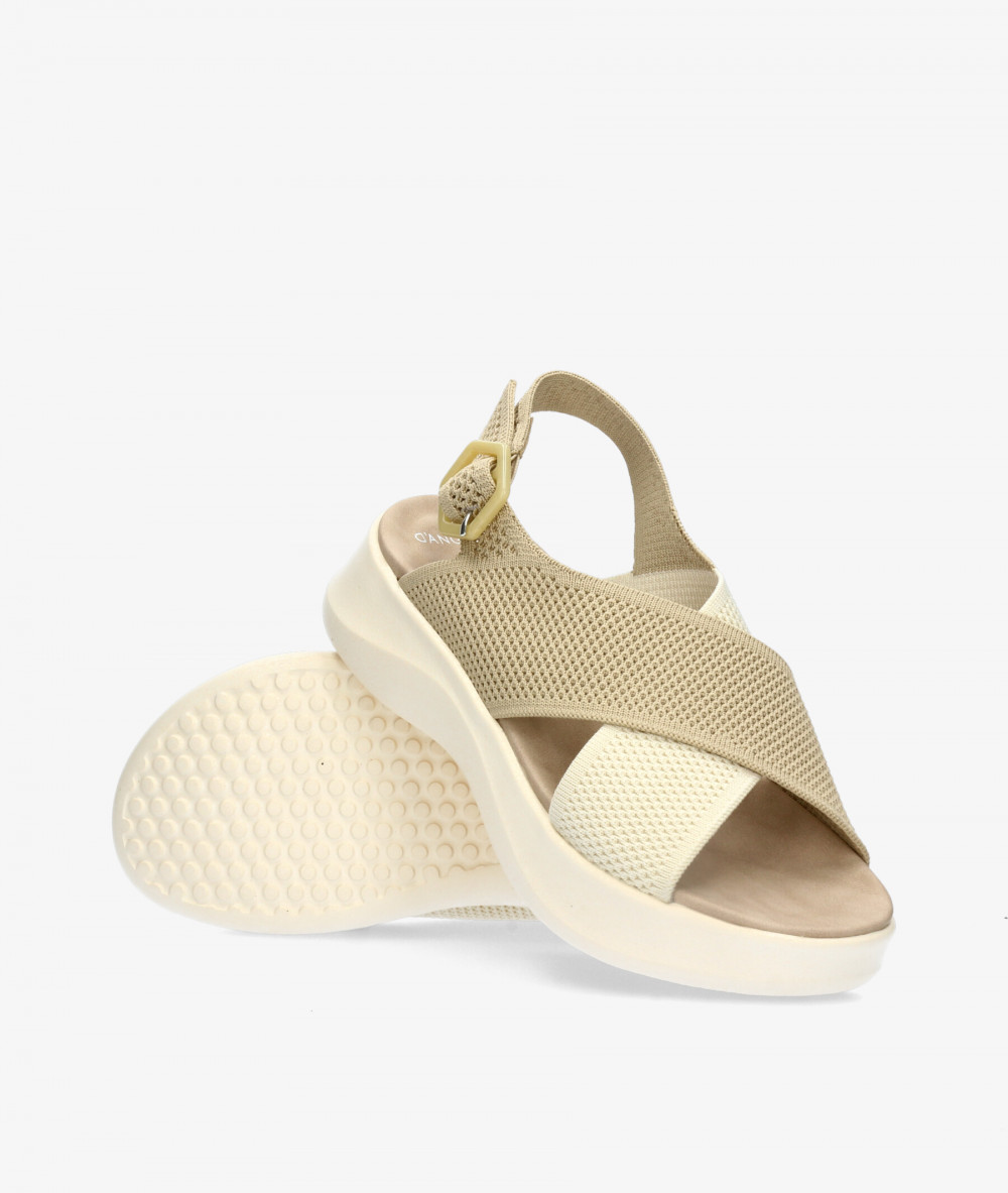 Sandalias D'angela 30685 en beige