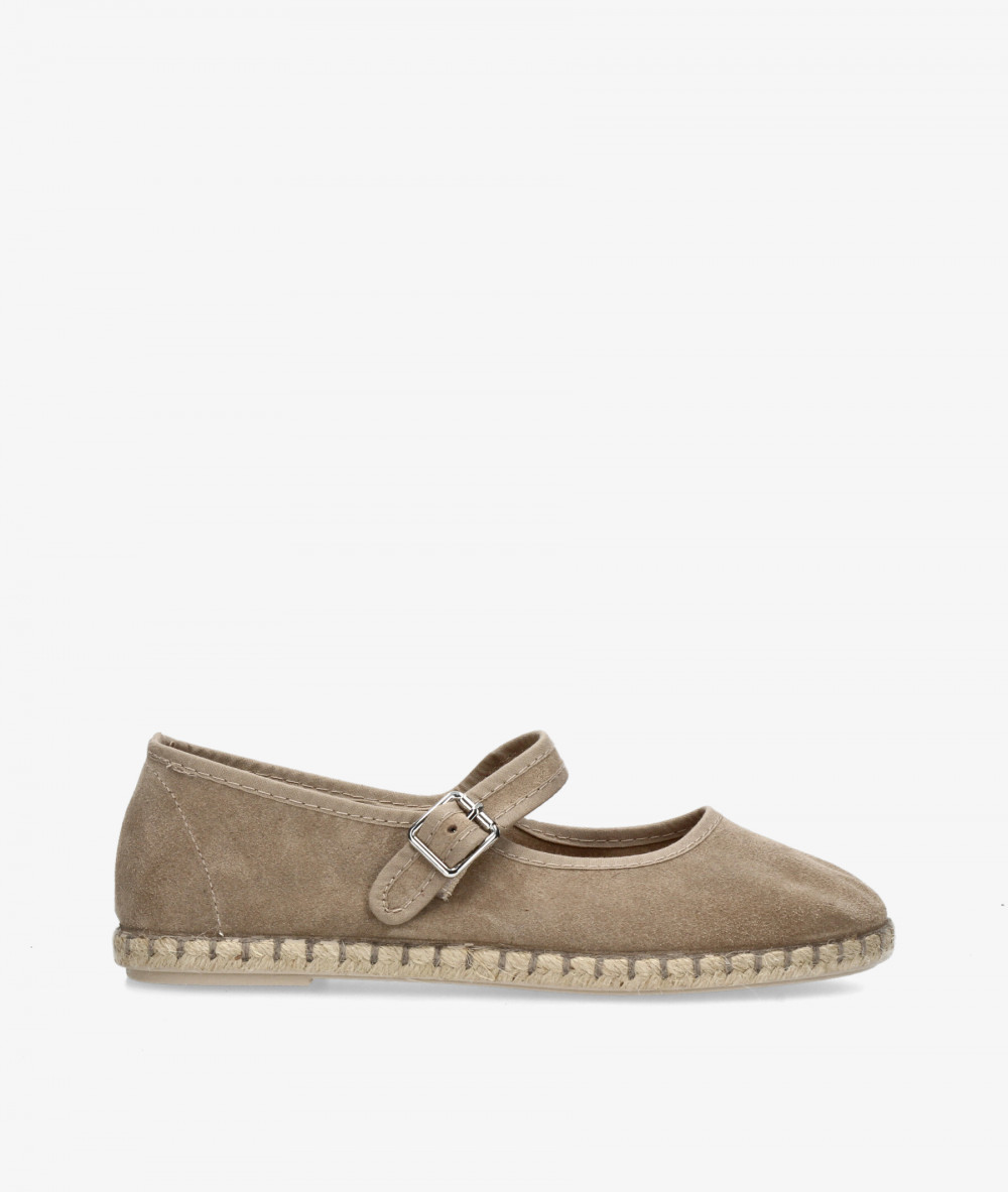 Alpargatas Myers OC-10 en serraje taupe