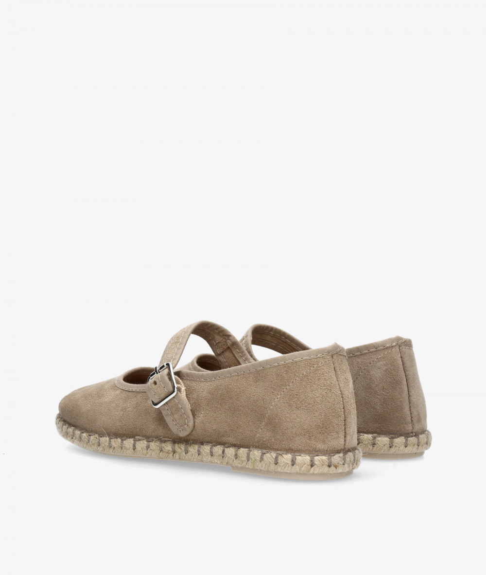 Alpargatas Myers OC-10 en serraje taupe