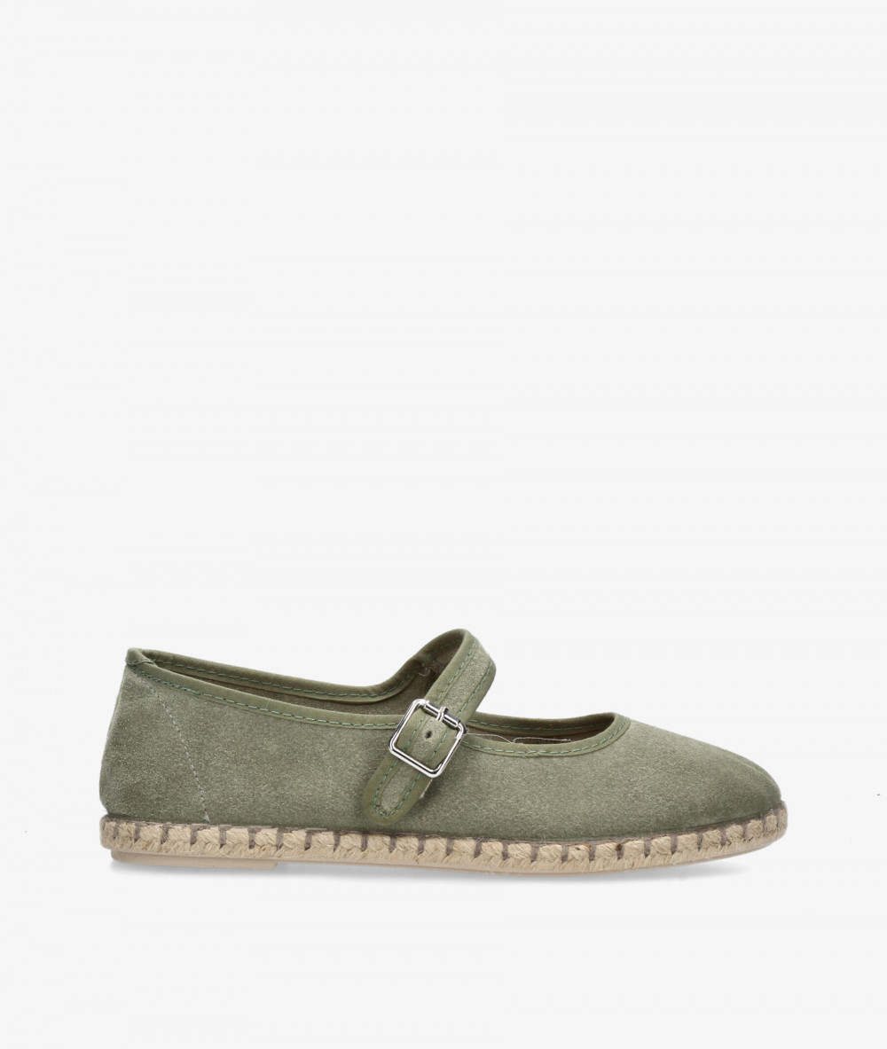 Alpargatas Myers  OC-10 en serraje kaki