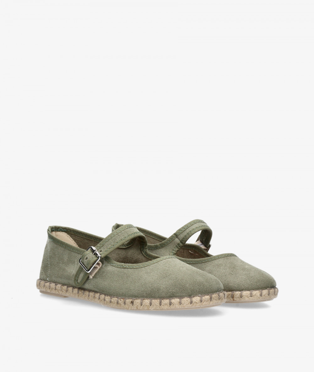 Alpargatas Myers  OC-10 en serraje kaki