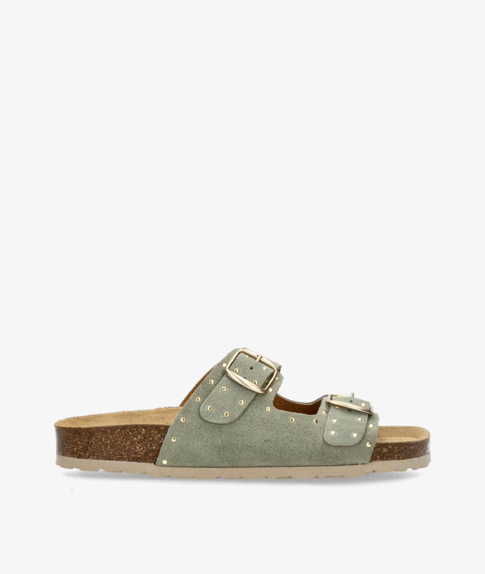 Sandalias bloom&you  NERINE en serraje verde