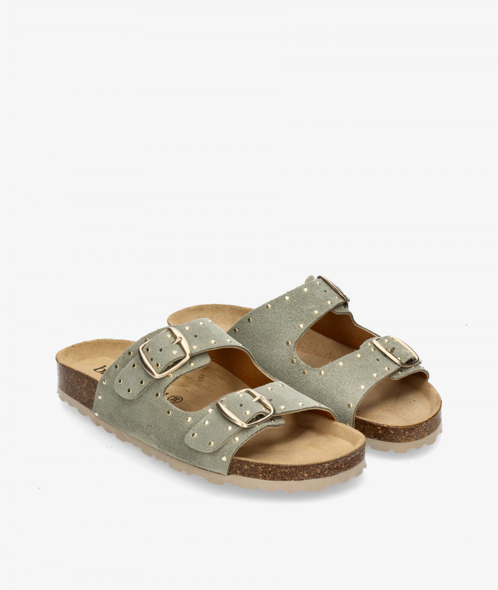 Sandalias bloom&you  NERINE en serraje verde