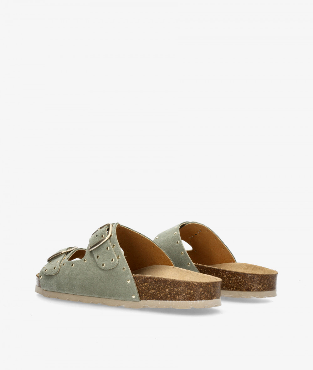 Sandalias bloom&you  NERINE en serraje verde