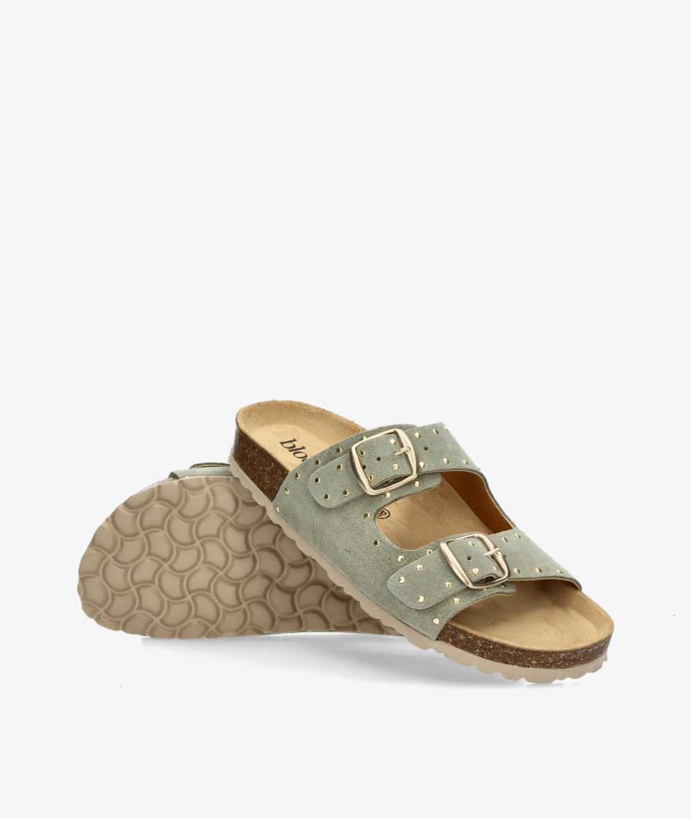 Sandalias bloom&you  NERINE en serraje verde