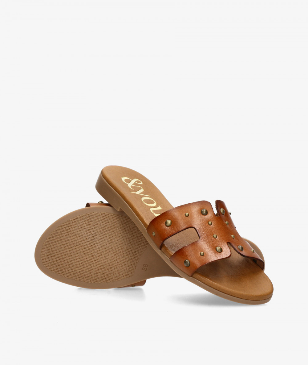 Sandalias bloom&you 1842 TACHAS en cuero